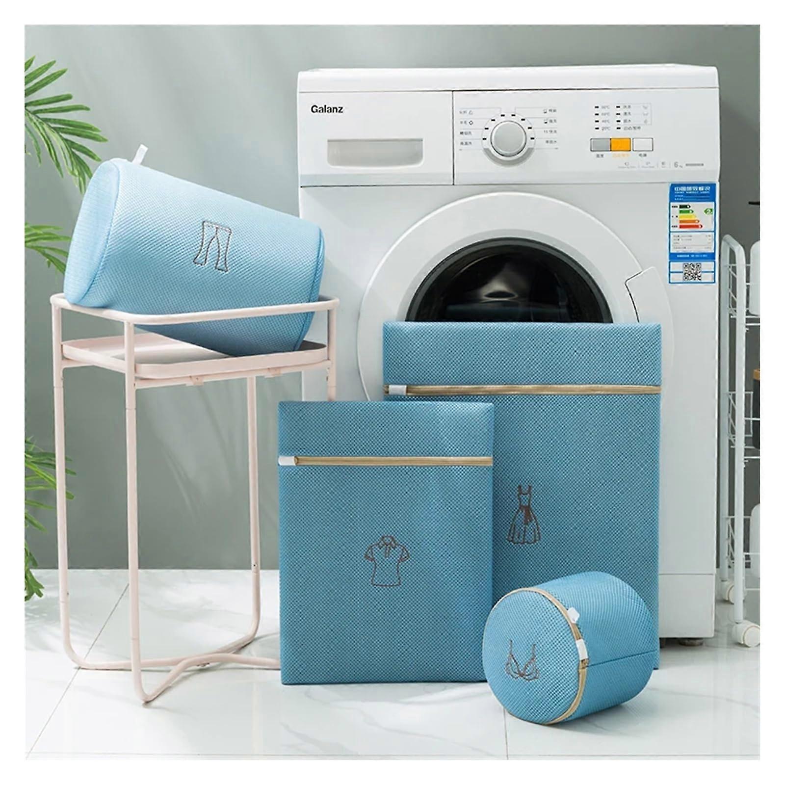 Laundry Bags for Washing Machine, Organiser, Storage (4 Blue)