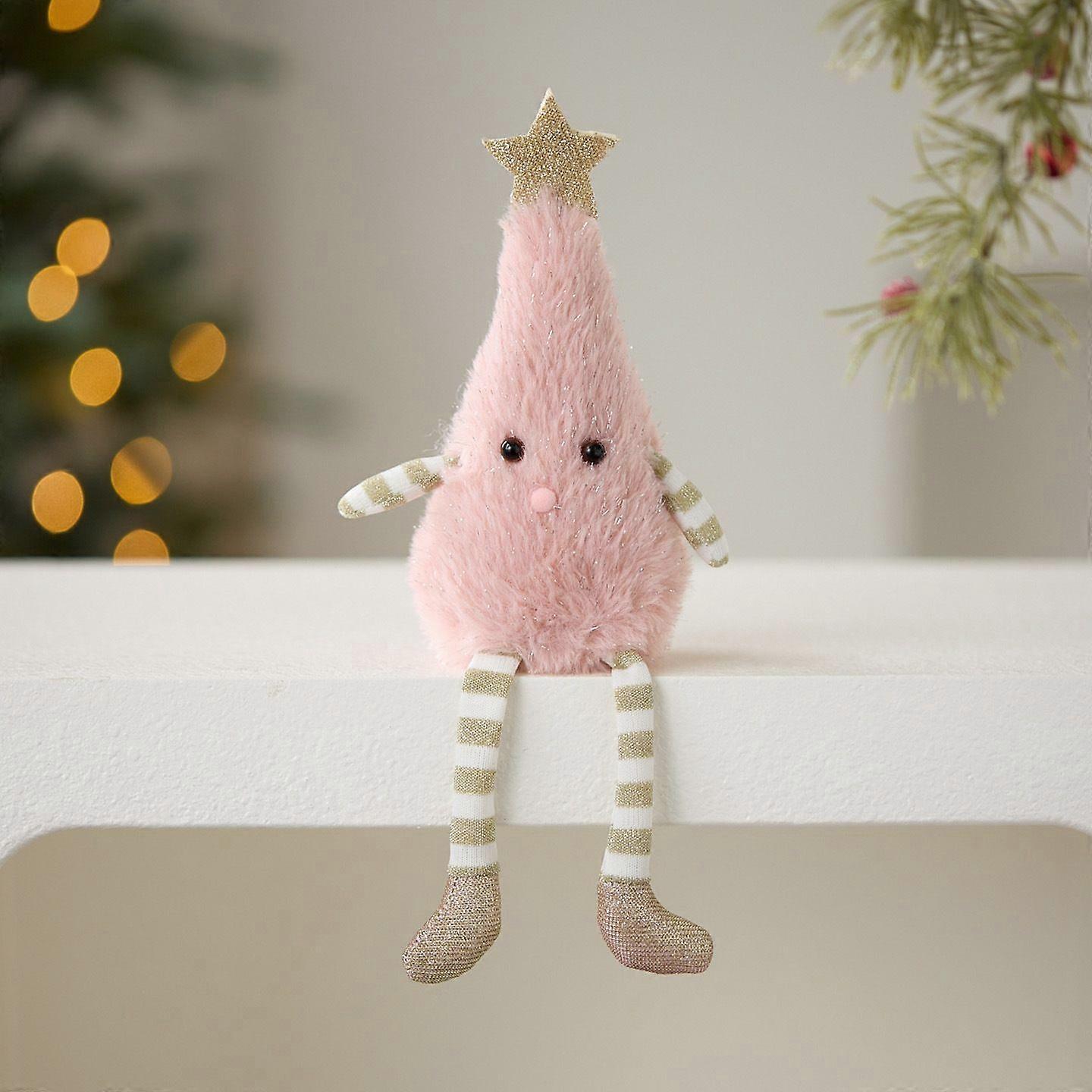 Add Festive Cheer To Any Space With Thischarming Mini Christmas Tree Plush! Standing At 8 Inches Tall, Thissoft Sculpted Decorationbrings Holiday Spir