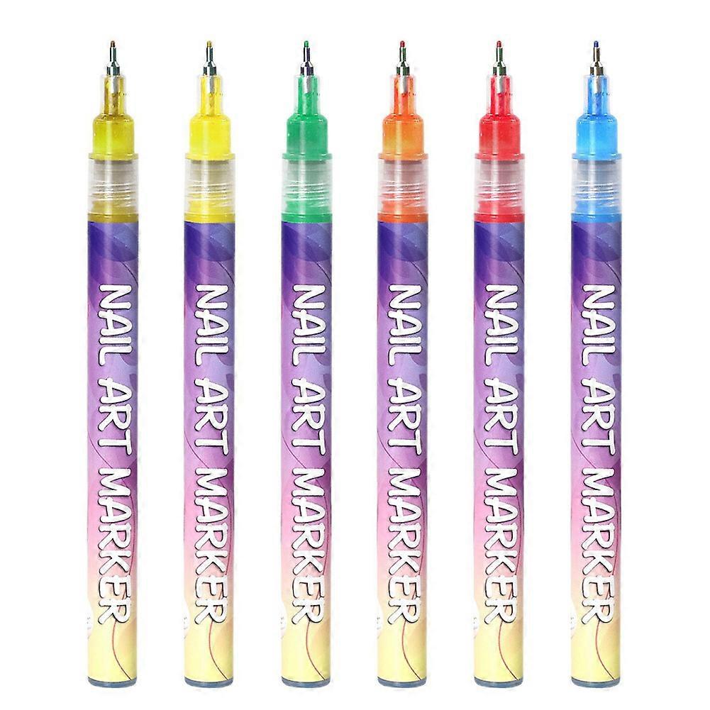 DIY Marker do paznokci DIY Nail Arts Beauty zdobi narzędzia do manicure do rysowania DIY Rozmazywanie wzorów paznokci