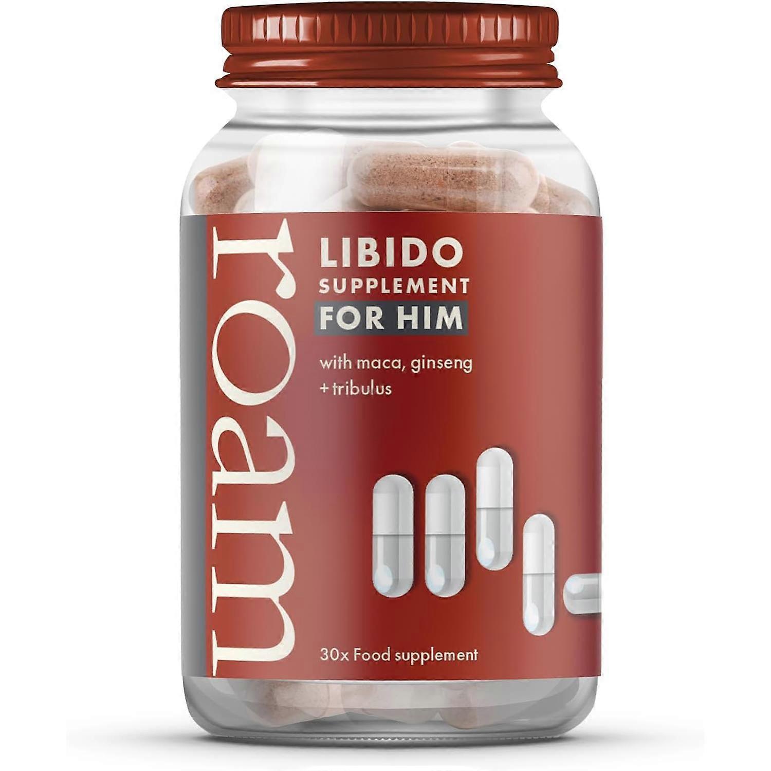 Roam Libido For Him LIBM30 Performance Supplement Natural Vitality Boost