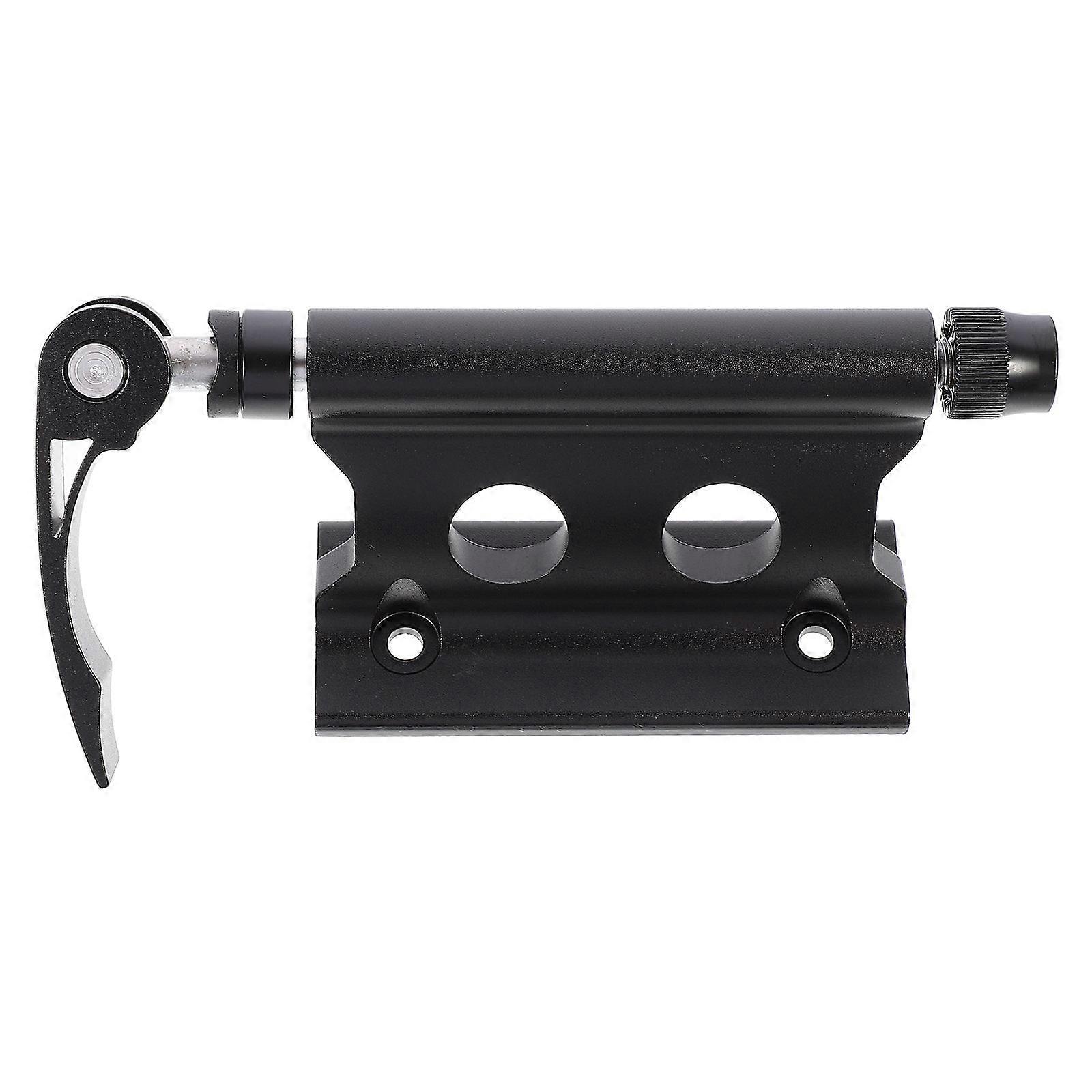 Bike Front Fork Clamp Fork Mount Holder for Bicycle Fork Personal Use Black Aluminum Alloy Stable Installation 1Pack