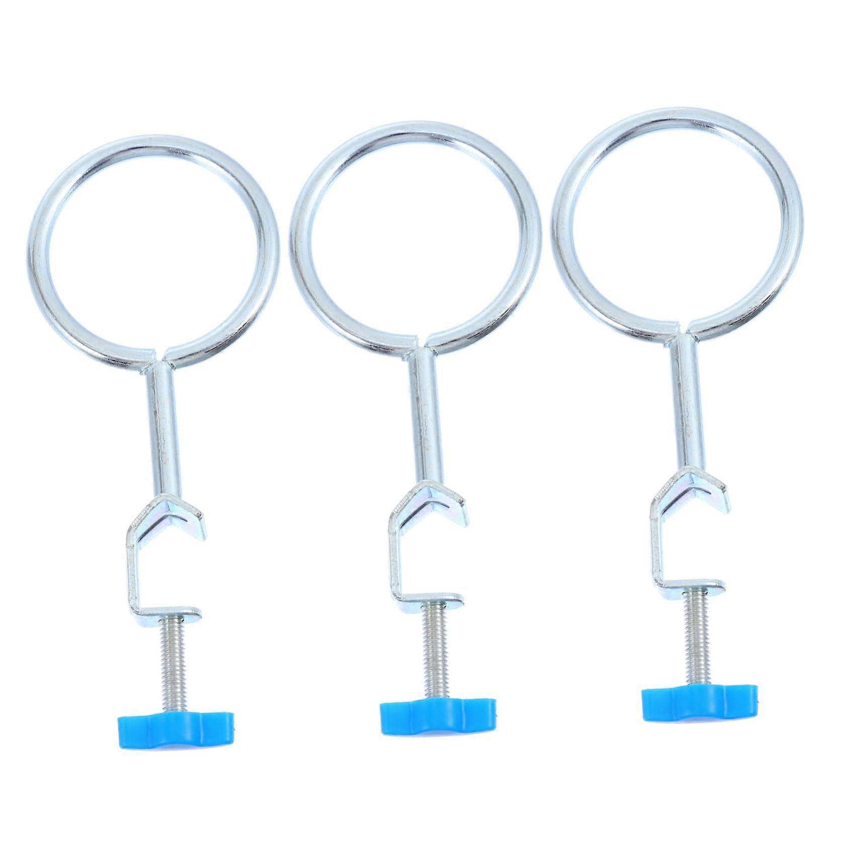 3pcs Retort Accessories for Lab Experiments Support Clamps for Chemistry and Physics Laboratory Equipment