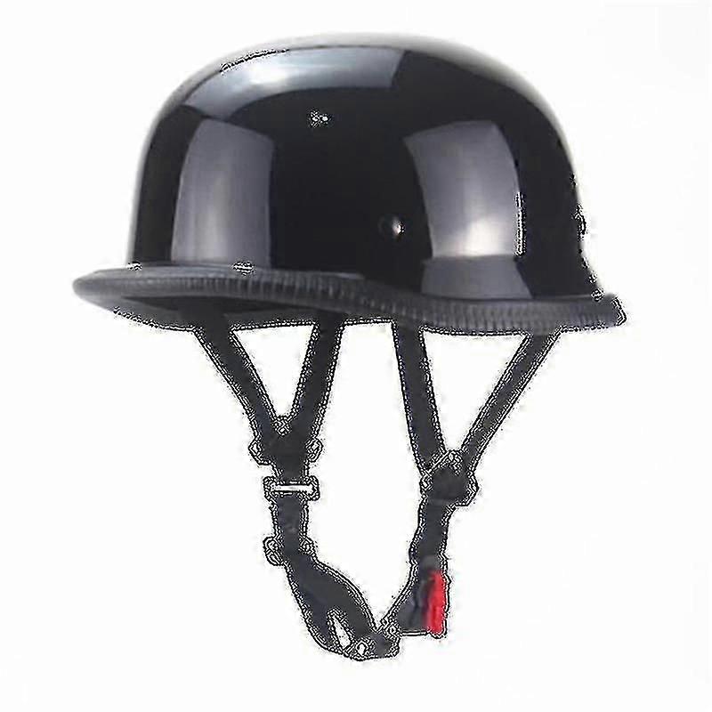 Vintage Motorcycle Cruiser Half Face German