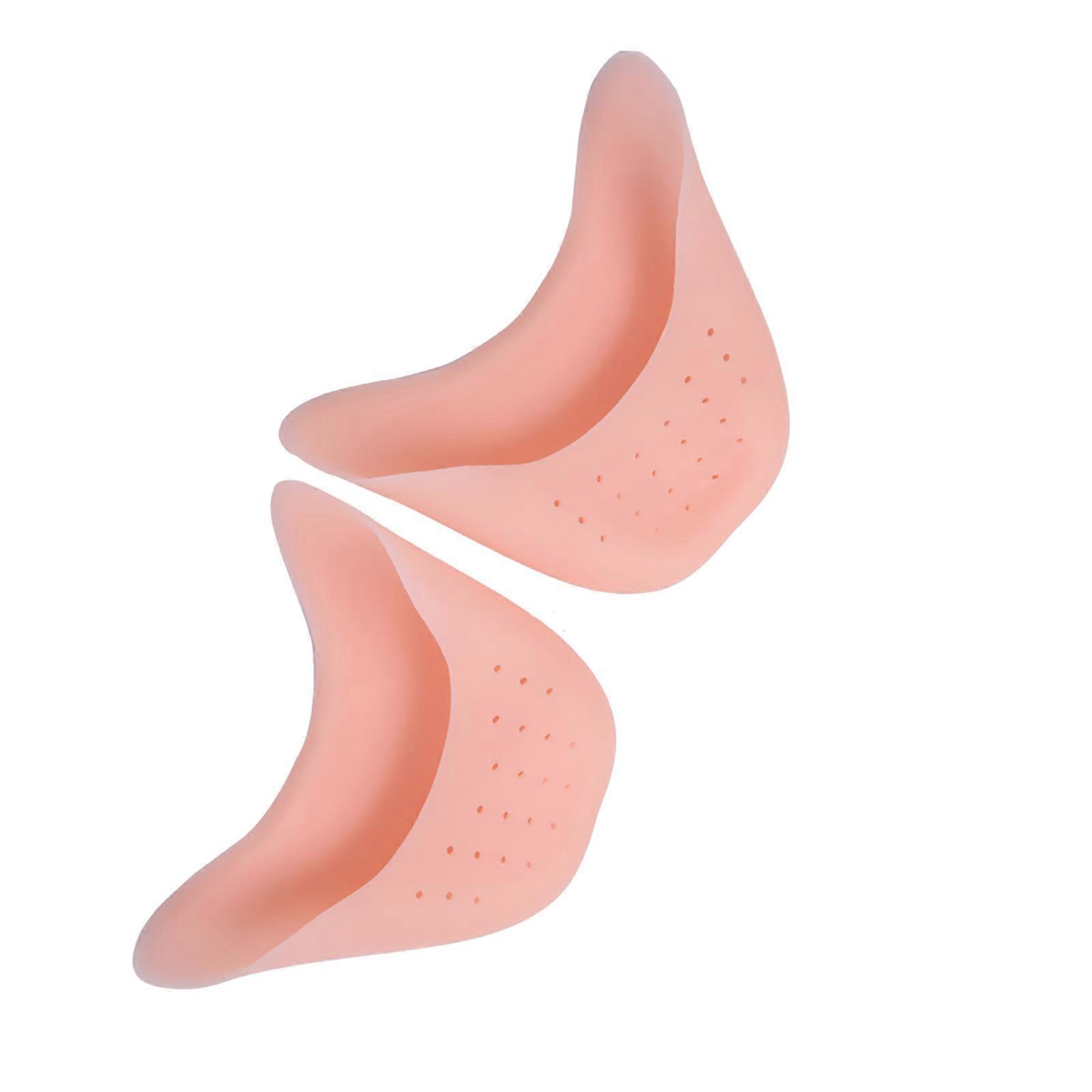 1 Pair Silicone Ballet Toe Pads Soft Dance Shoe Inserts 10x10cm