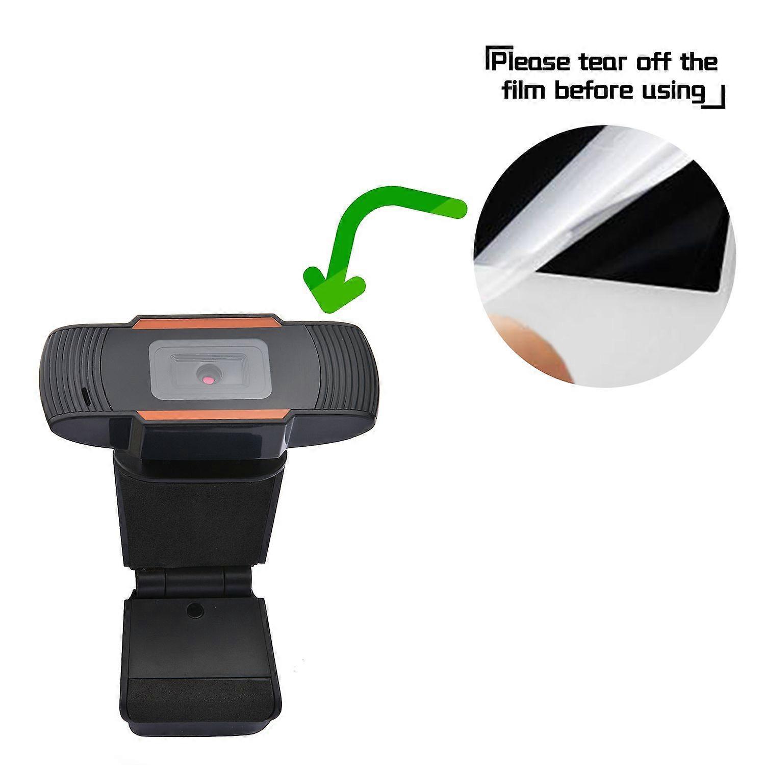 A870 USB Webcam 480P Web-Camera Built-in Sound Gaming Microphone for Online Lesson Desktop Computer Camera