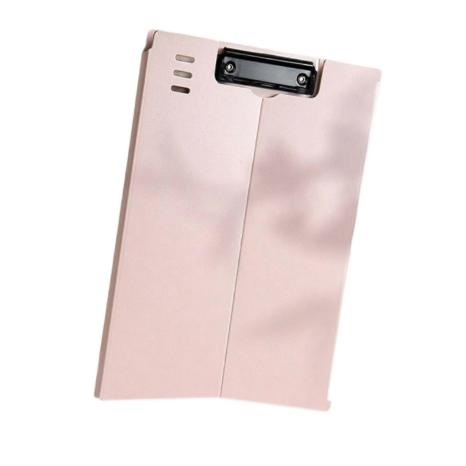 Standing up Clipboard Adjustable Angles Foldable Clipboard Writing Pad Document Organiser For Music Score File Storage  Light pink