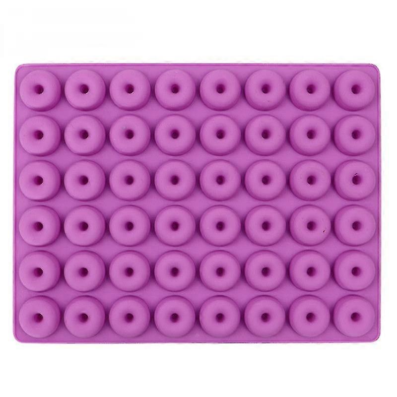 Silicone Mold 50 Grid Silicone Doughnut Mold Baking Pastry Mold Ser...