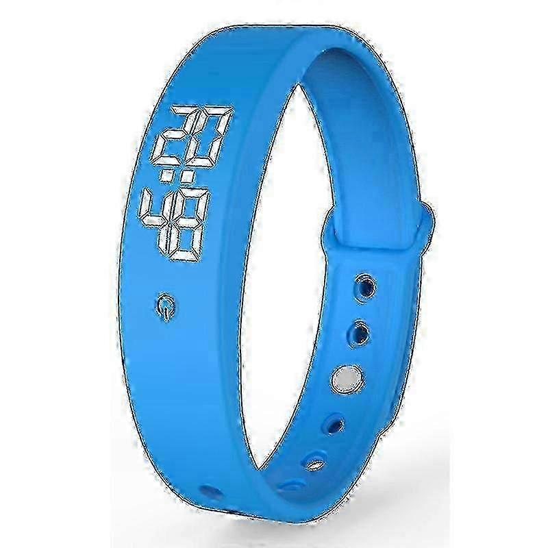 Vibration Alarm Watch with 6 Daily Reminders & Pill Alarms, Body Temperature Measurement Function for Health Tracking
