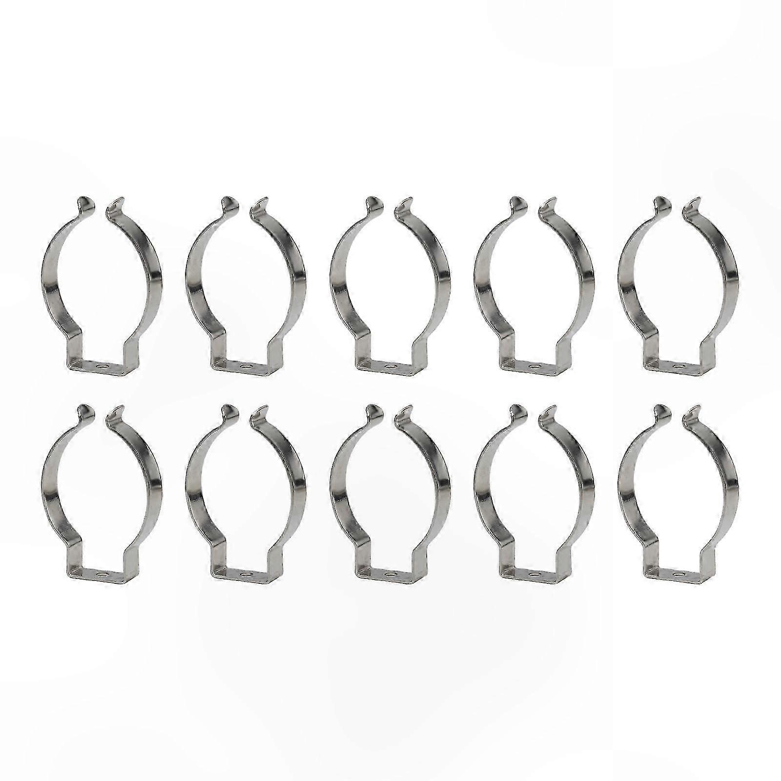 Manganese Steel Tool Holder Replacement, 10 Pack Open Design for Workshop Use