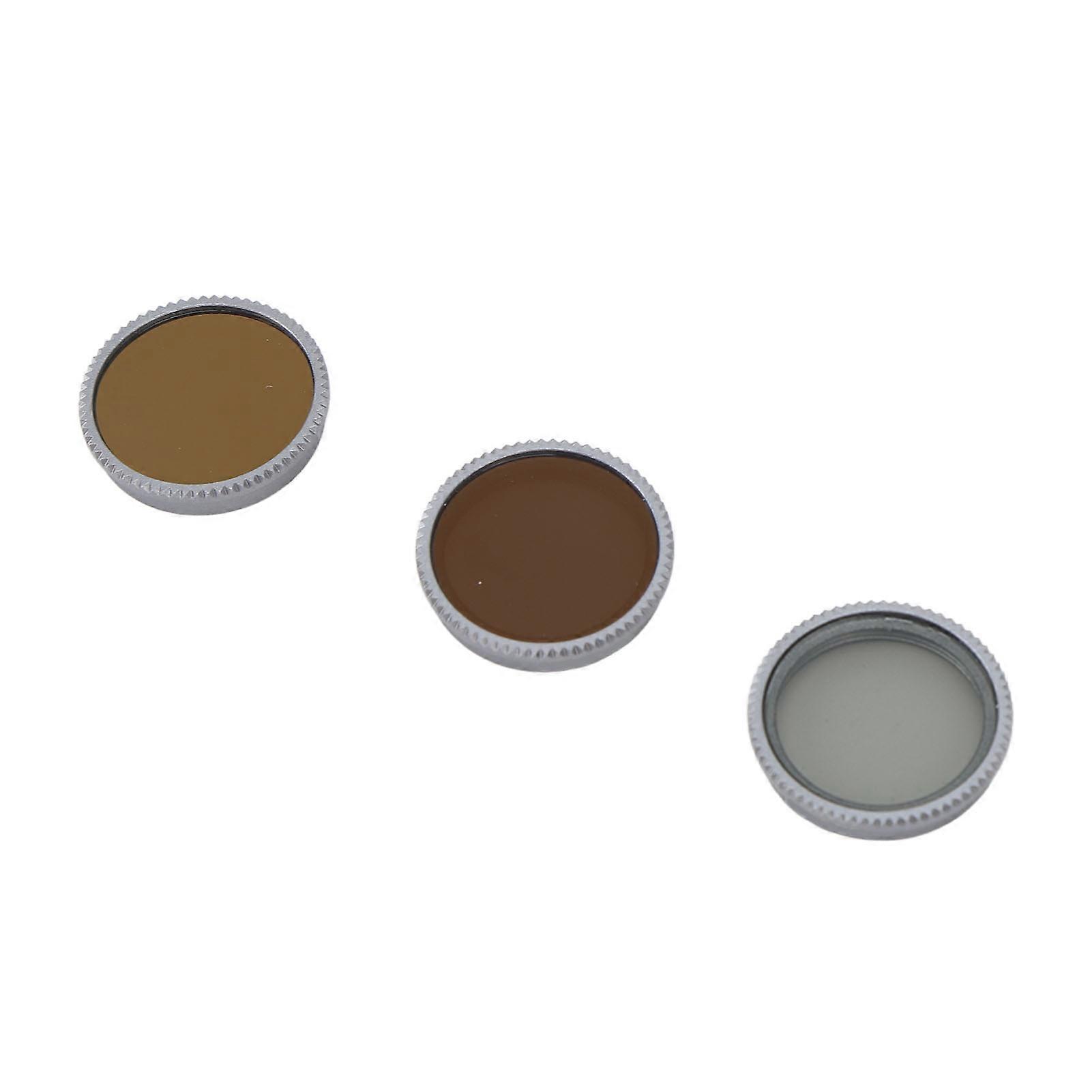 3-in-1 Action Camera Filter CPL ND8 ND16 Optical Glass 42g