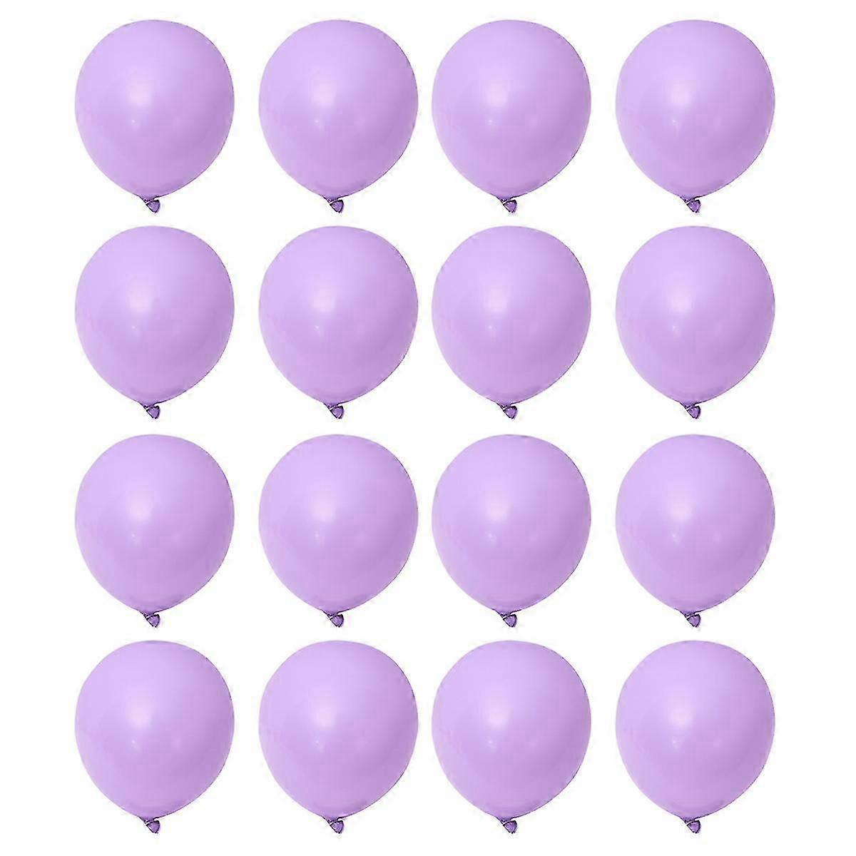 Helium Grade Latex Balloons, Macaron Purple For Vibrant Party Decorations, 12 Inch Premium Quality, Safe Non-Toxic Durable Material, Easy Setup, 40