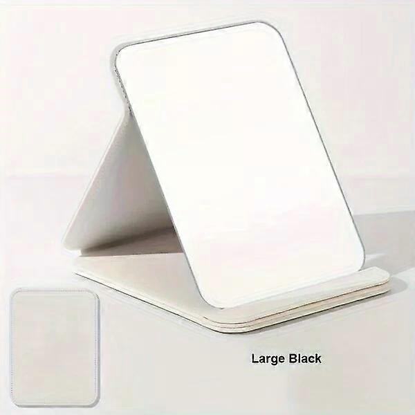 Folding makeup mirror, leather material, suitable for daily and special makeup