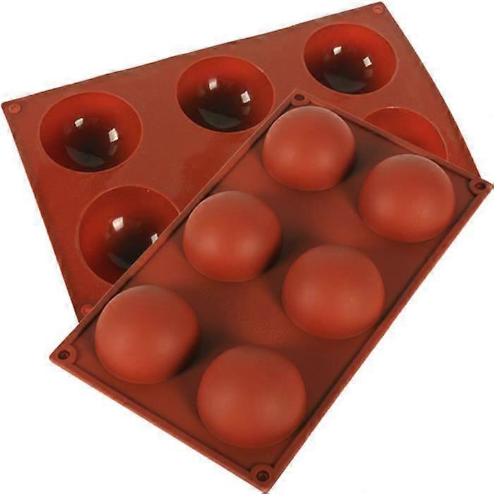 Bakeform - CA486 - Halvkule - Silikon - 30x17,5x3,5 cm - Brun