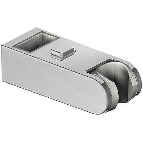 Chrome Plated Plastic Adjustable Height Square Shower Slider Bar Replacement Head Holder R