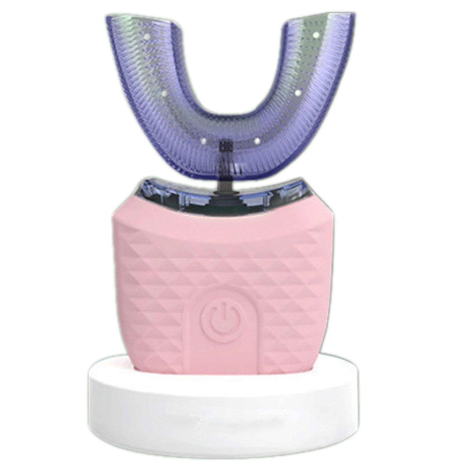 Ultrasonic Electric Toothbrush, Automatic Toothbrush U-Shape Sonic Toothbrush, Full Mouth 360 Clean Teeth Whitening