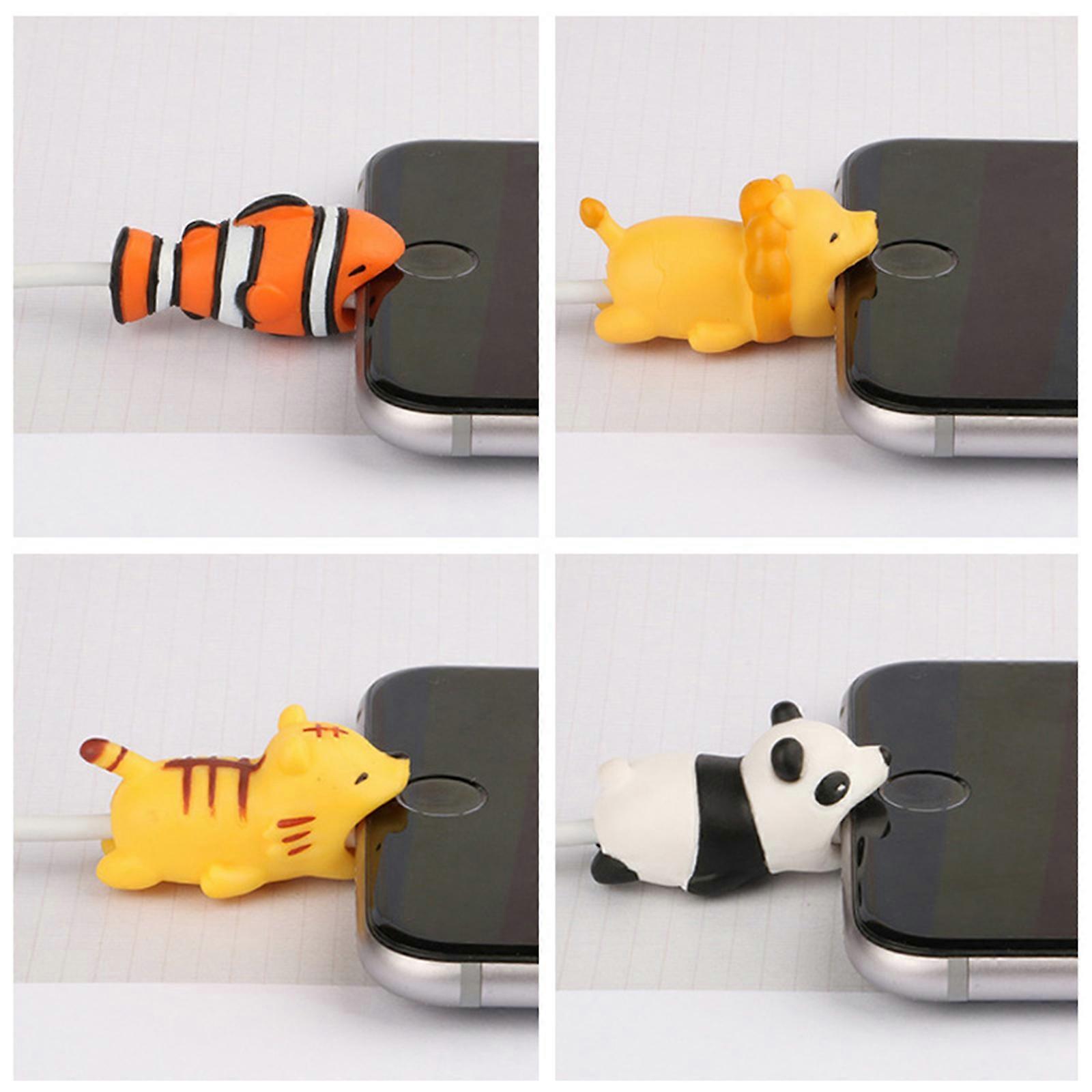Animal Shaped Silicone Cable Protector 2x2x4 cm, Multicolor, 6g