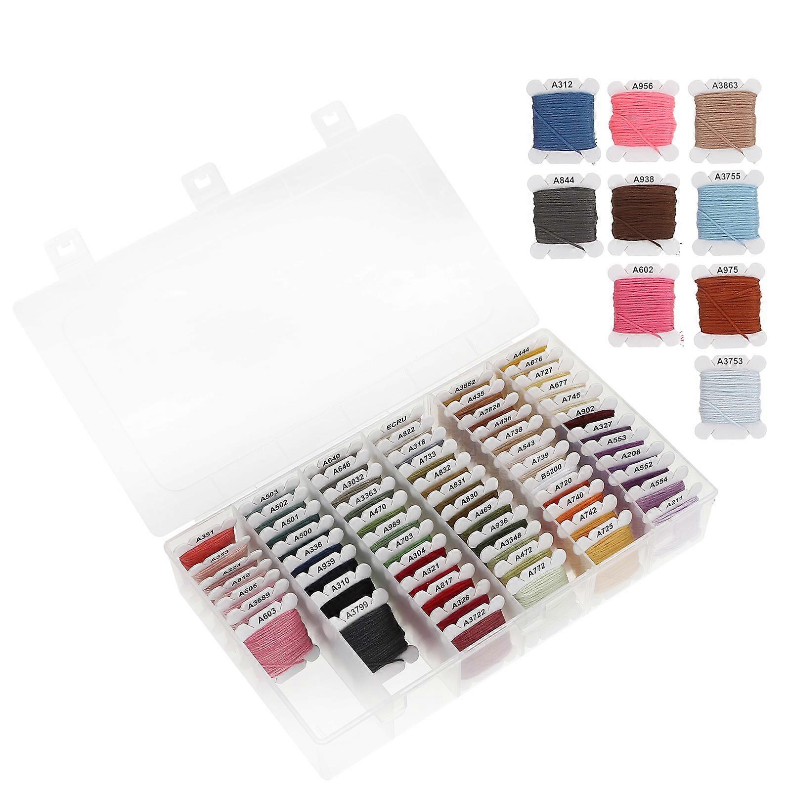Cross Stitch Threads Embroidery Thread for DIY Craft Making 1 Box