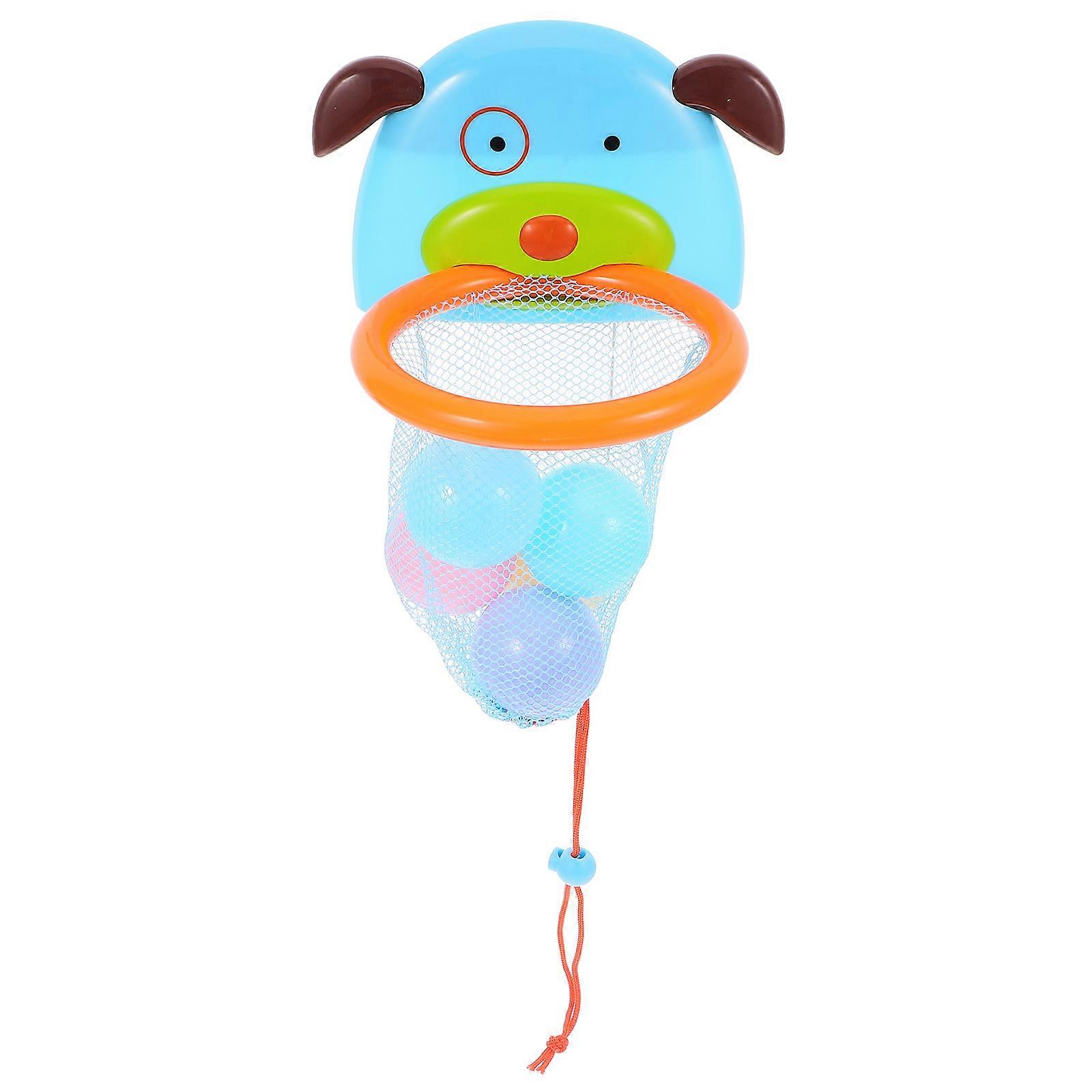 Baby Bathing Playthings Dog Shape for Pool Time Plastic Entertainment 1 Set