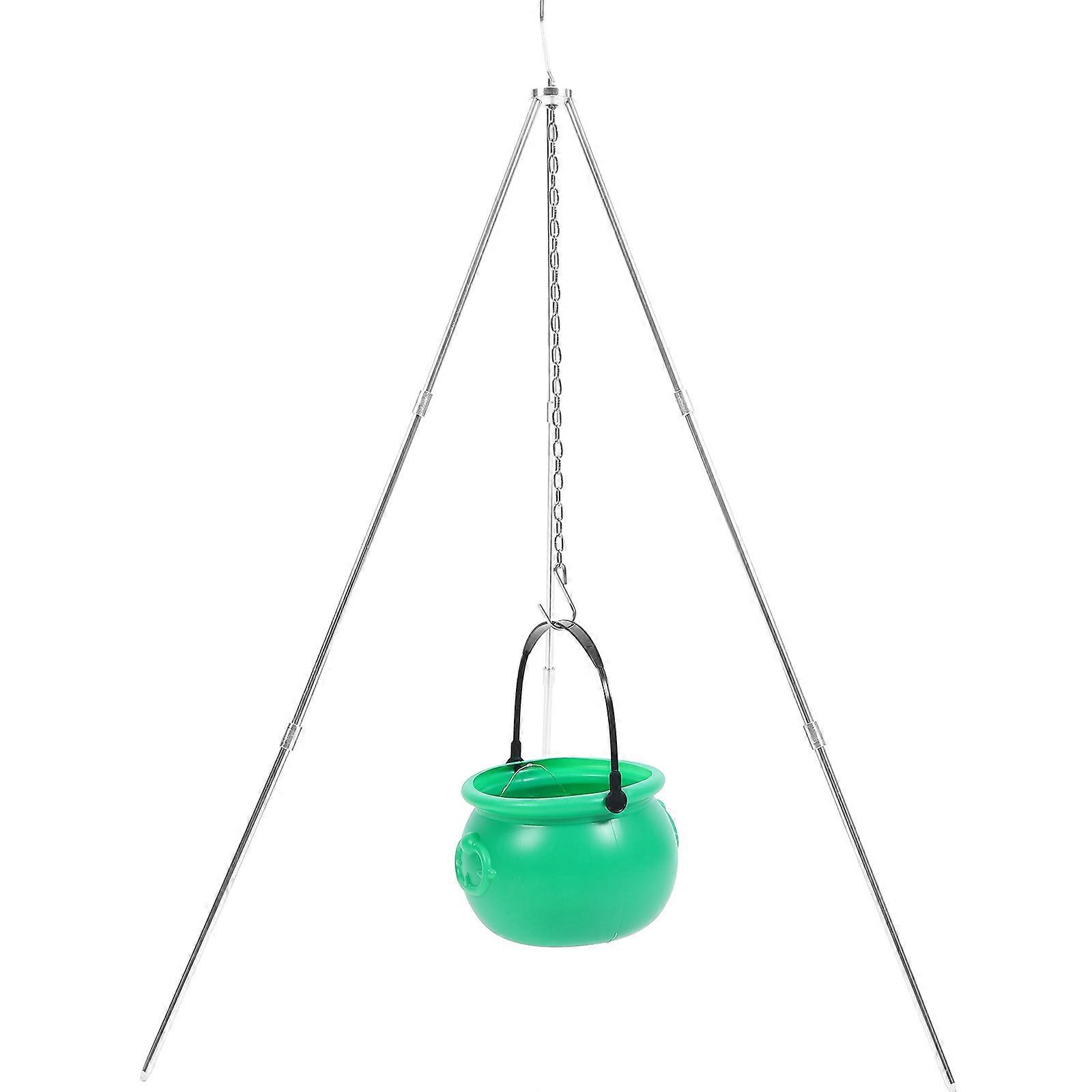 Christmas Decorations Witch Cauldron Tripod for Decoration Use 1Set