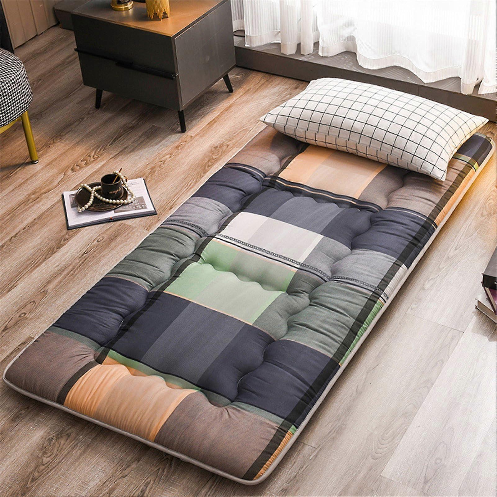 Japanese Futon Floor Mat 90x200 cm Portable Foldable Mattress For Single Bed Dormitory Camping Car Mattress Color C
