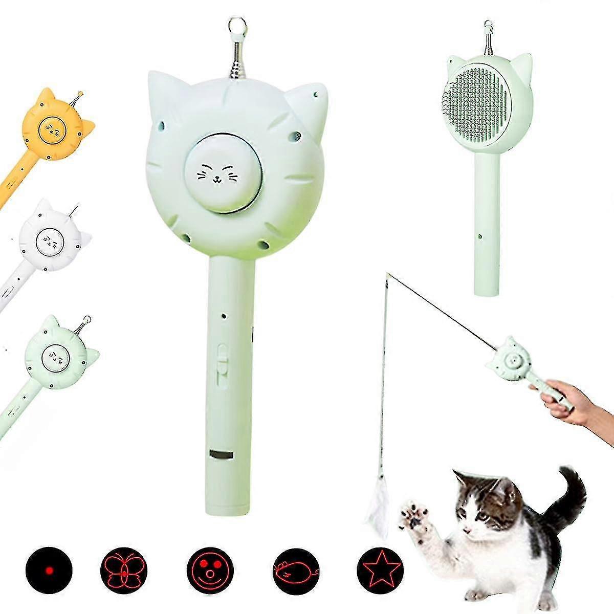 Multi-Function Cat Brush 5 in 1 for Shedding and Grooming