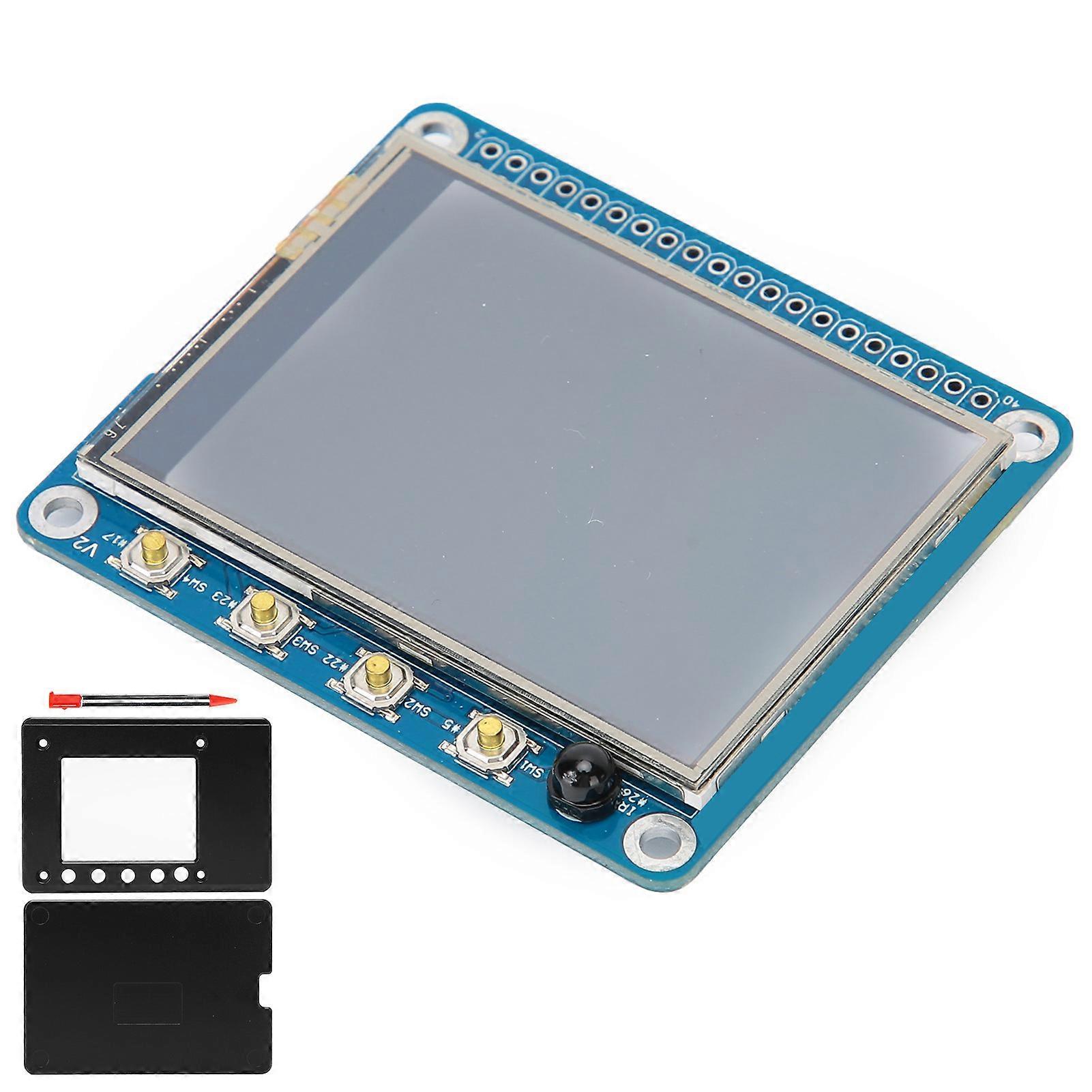 2.4in TFT Touch Screen with Silent Fan & Aluminum Shell for Pi 4B