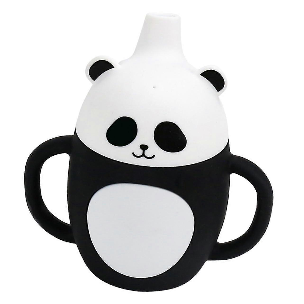 Silicone Training Cup With Wide NonSlip Handles And Stable Base, Unbreakable Soft Sippy Cup For Milk Or Juice
