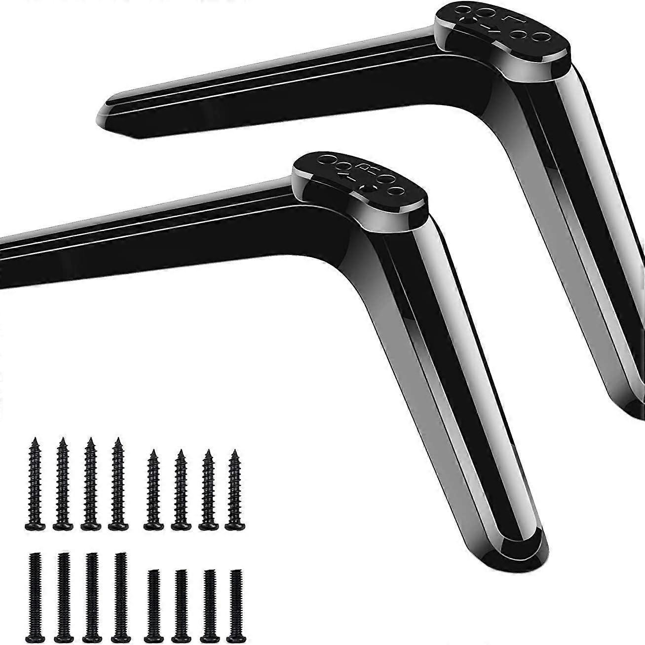 Universal TV Base Stand For TCL Roku 3255 Inch, Black Table Stand With Screws, Pedestal Feet, Replacement Mount