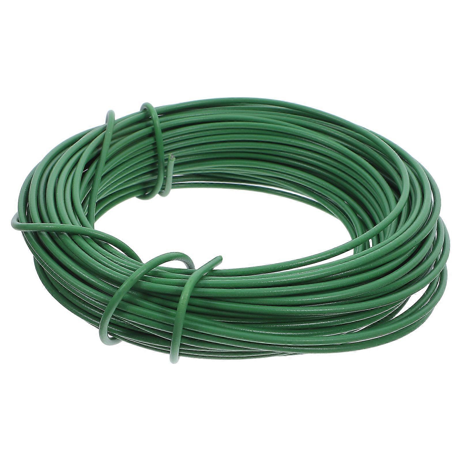 Climbing Plant Flexible Green Gardening Wire for Durable Outdoor Use 1 Roll