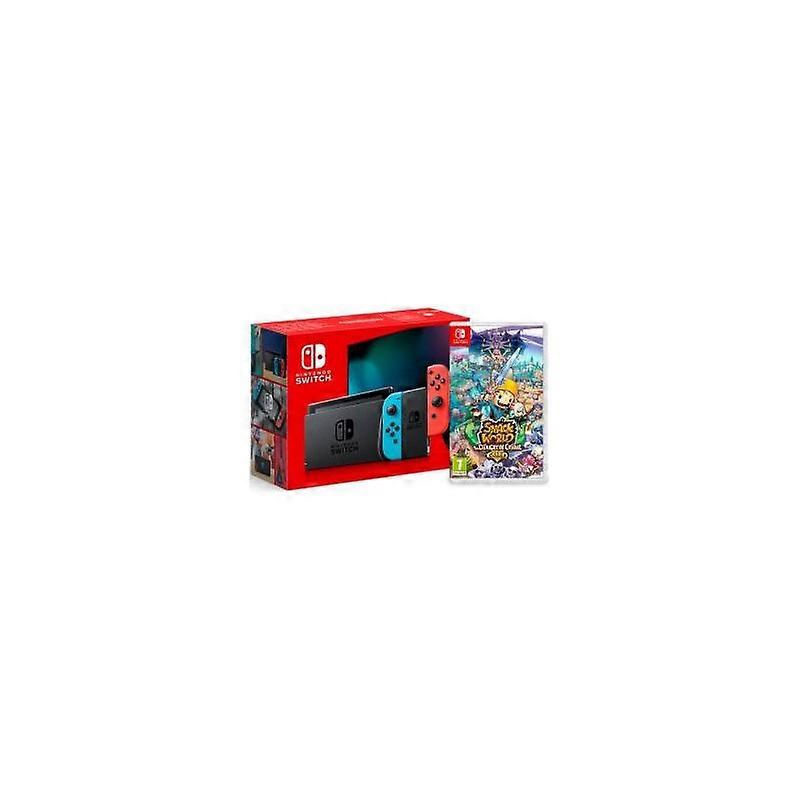 Switch Console 1.1 Neon Blue/neon Red + Snack World