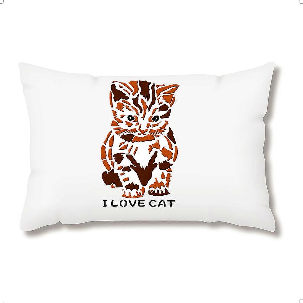 Cat Pattern Painting Stencils White Cat Drawing Templates for Kids Use