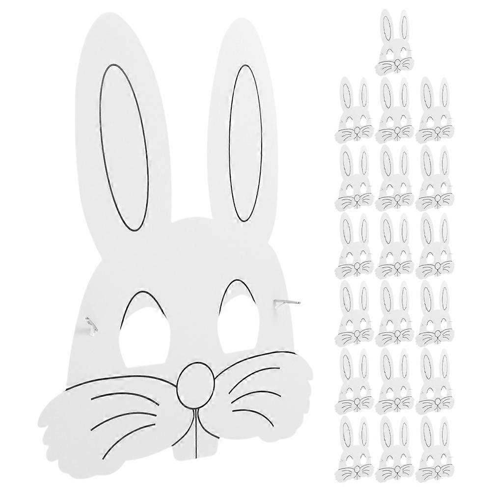 Rabbit Mask Paper Masks for Crafting 80Pcs Kids Painting and Parties