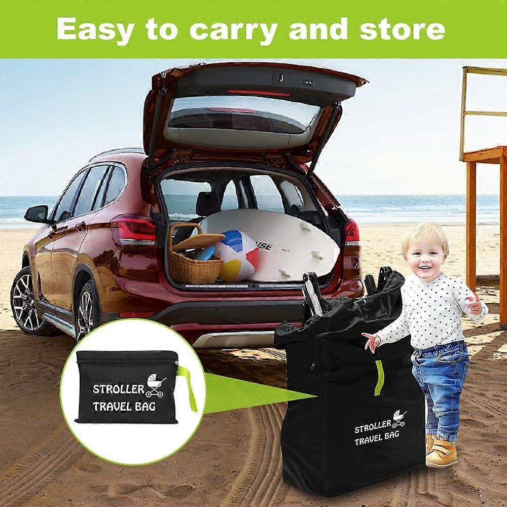 XL Stroller Travel Bag 120 X 63 X 43 Cm Waterproof Pram Bag For Airplane Gate Check Travel Storage With Shoulder Straps