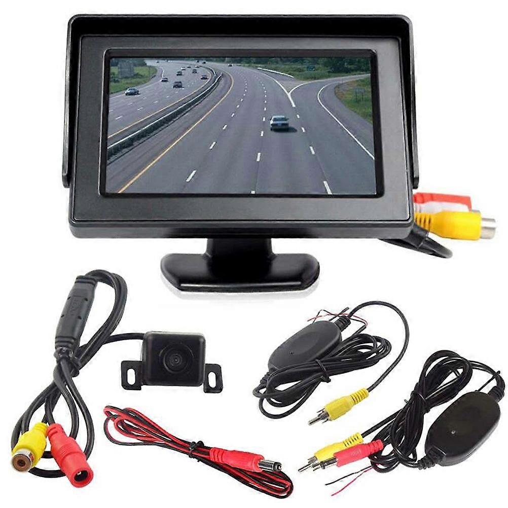 Car Backup Monitor Rear View Camera for Recording 2Pcs WiFi Infrared Lens