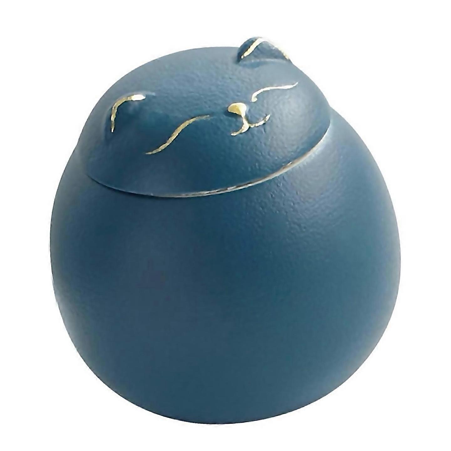 For Ceramic Airtight Jar Tea Storage Jar Cat Shape Storage Crafted With Attention To Detail