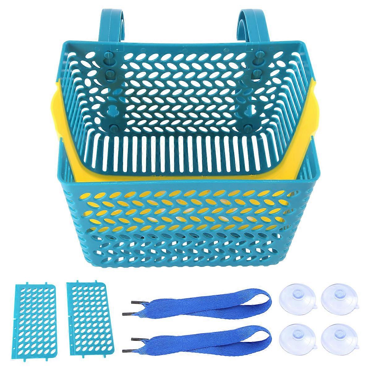 Poolside Storage Basket, Swimming Pool Storage Basket,blue