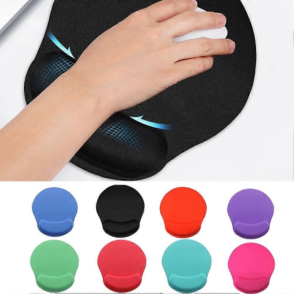 Windfall Mouse Pad with Wrist Rest Support, 4mm Thick Non-Slip Soft Mat for Office, Laptop, Computer, Gaming - N802