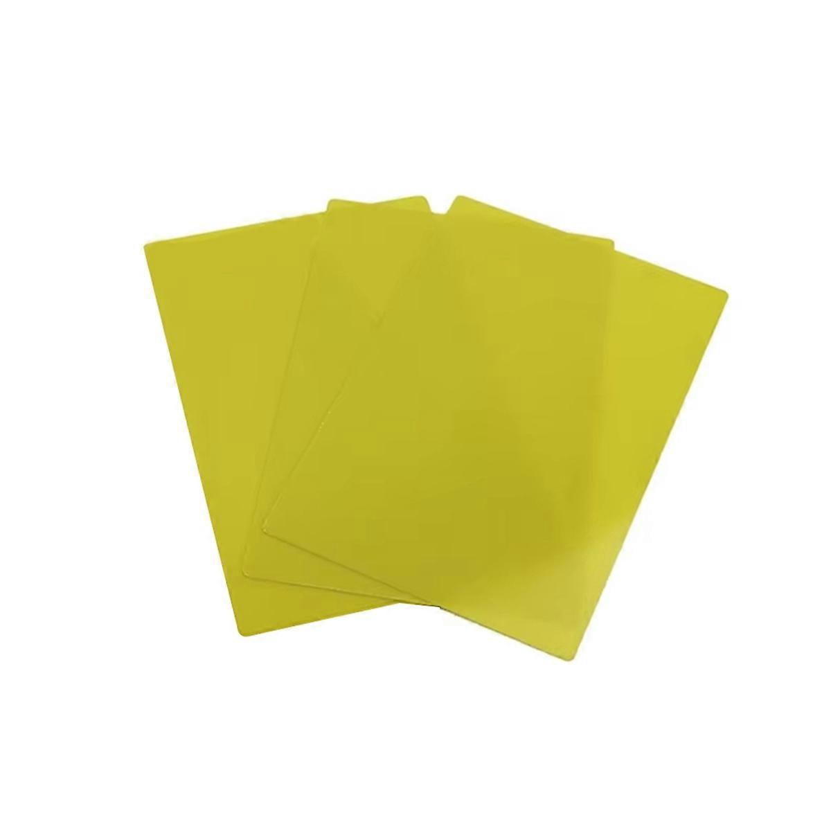 3pcs 3240 Yellow Epoxy Fiber Board for Lifepo4 Battery Pack DIY Insulation Plate & Heat Shield 0.5x