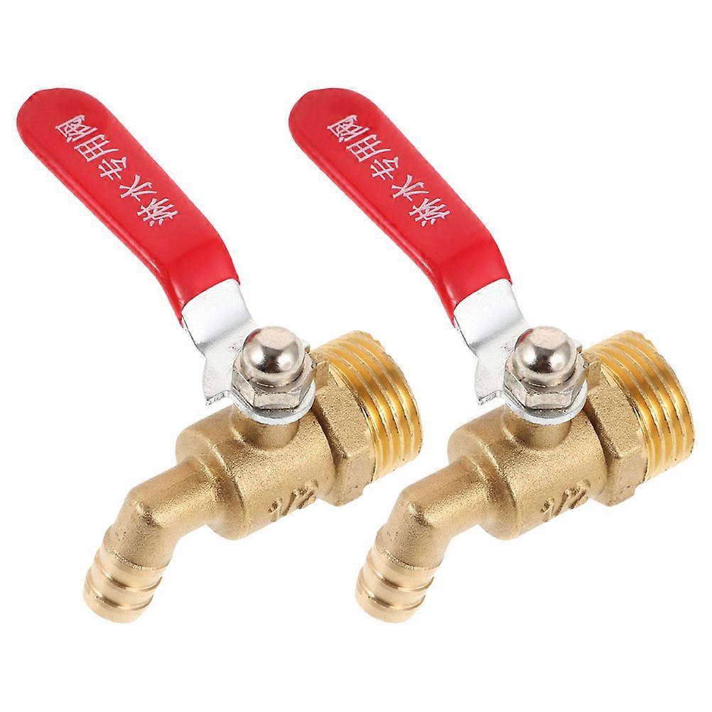 Copper Brass Ball Valve for Water Shut Off Control 8Pcs Pipe Valve
