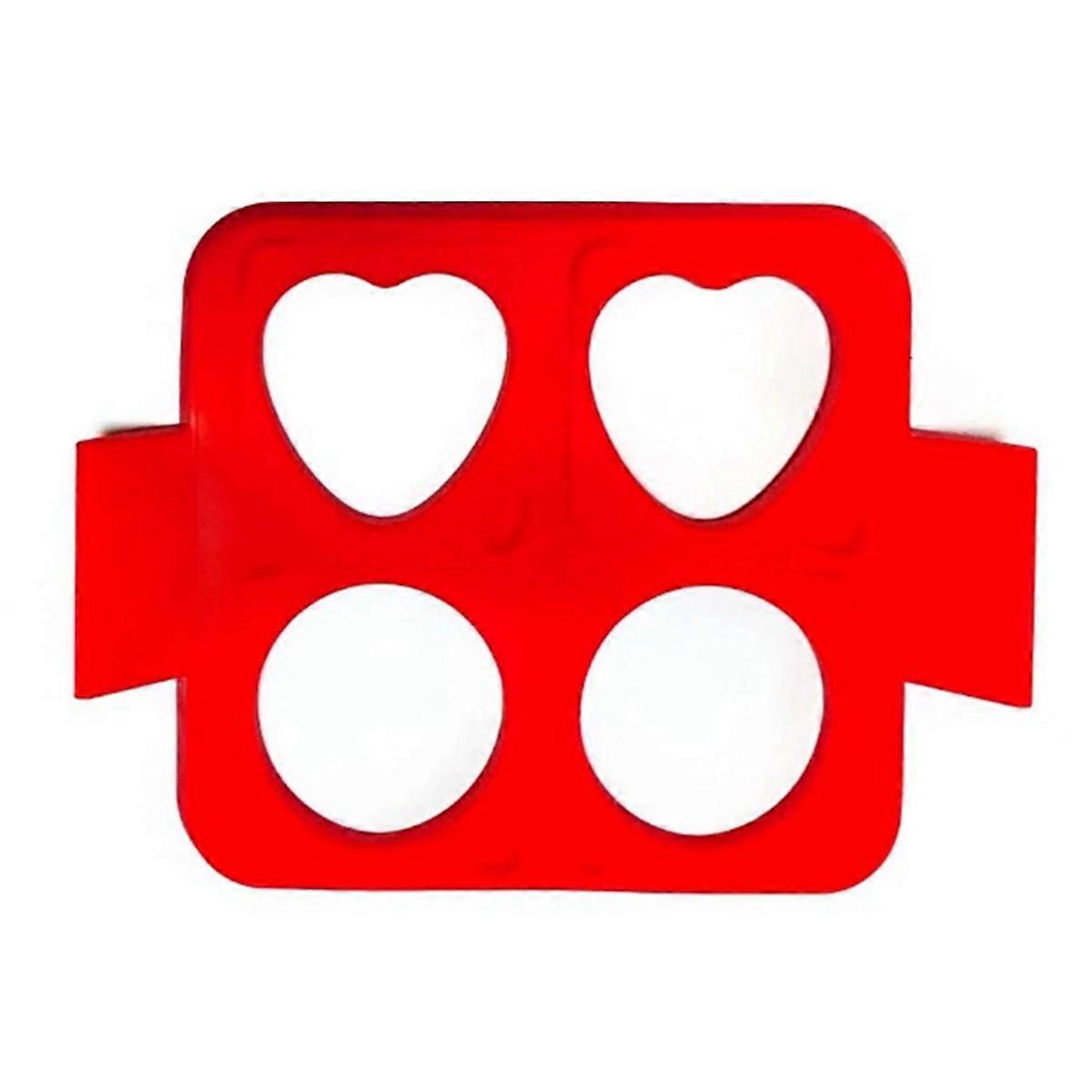 Silicone Egg Rings Tray for Griddle - Non-Stick Omelet Rings