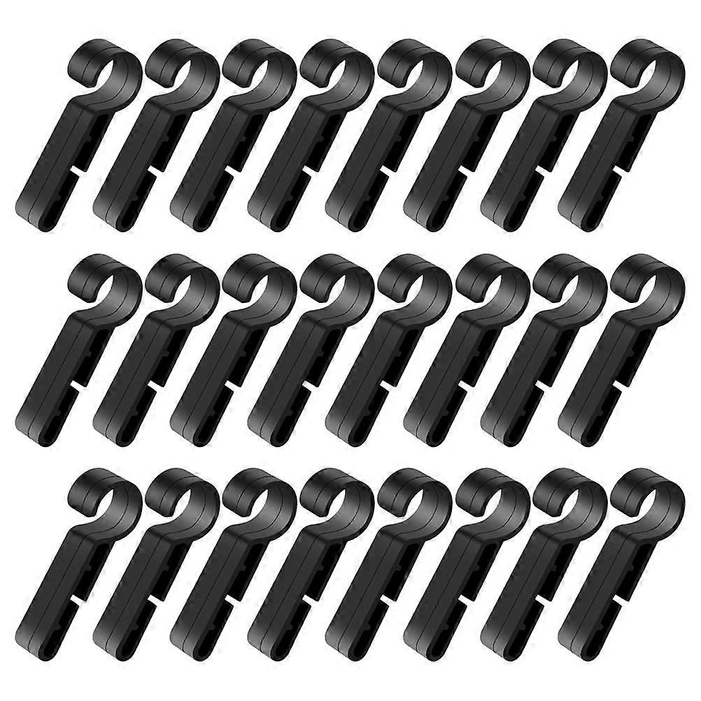 Headlamp Clips 180 Pcs Black Plastic Hook Designed For Hard Hats Versatile Use In Outdoor Activities Ensuring Safety And Convenience