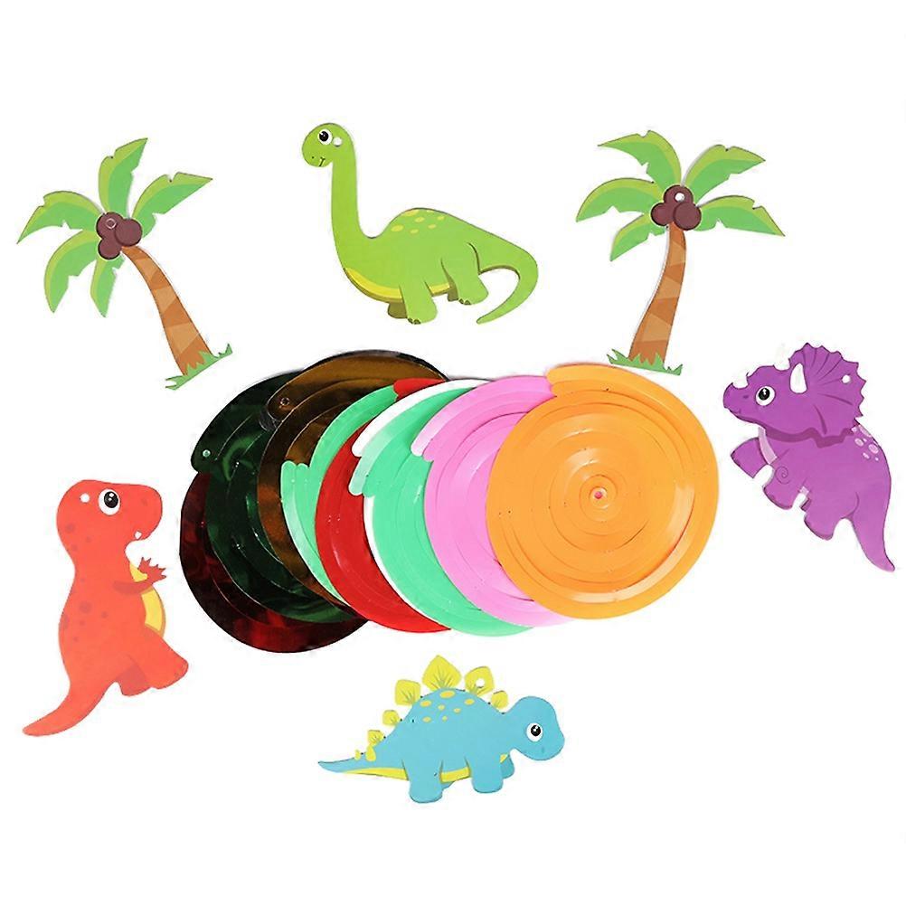Swirls Dinosaur Hanging Swirl Party Decorations for Birthday 2Pcs