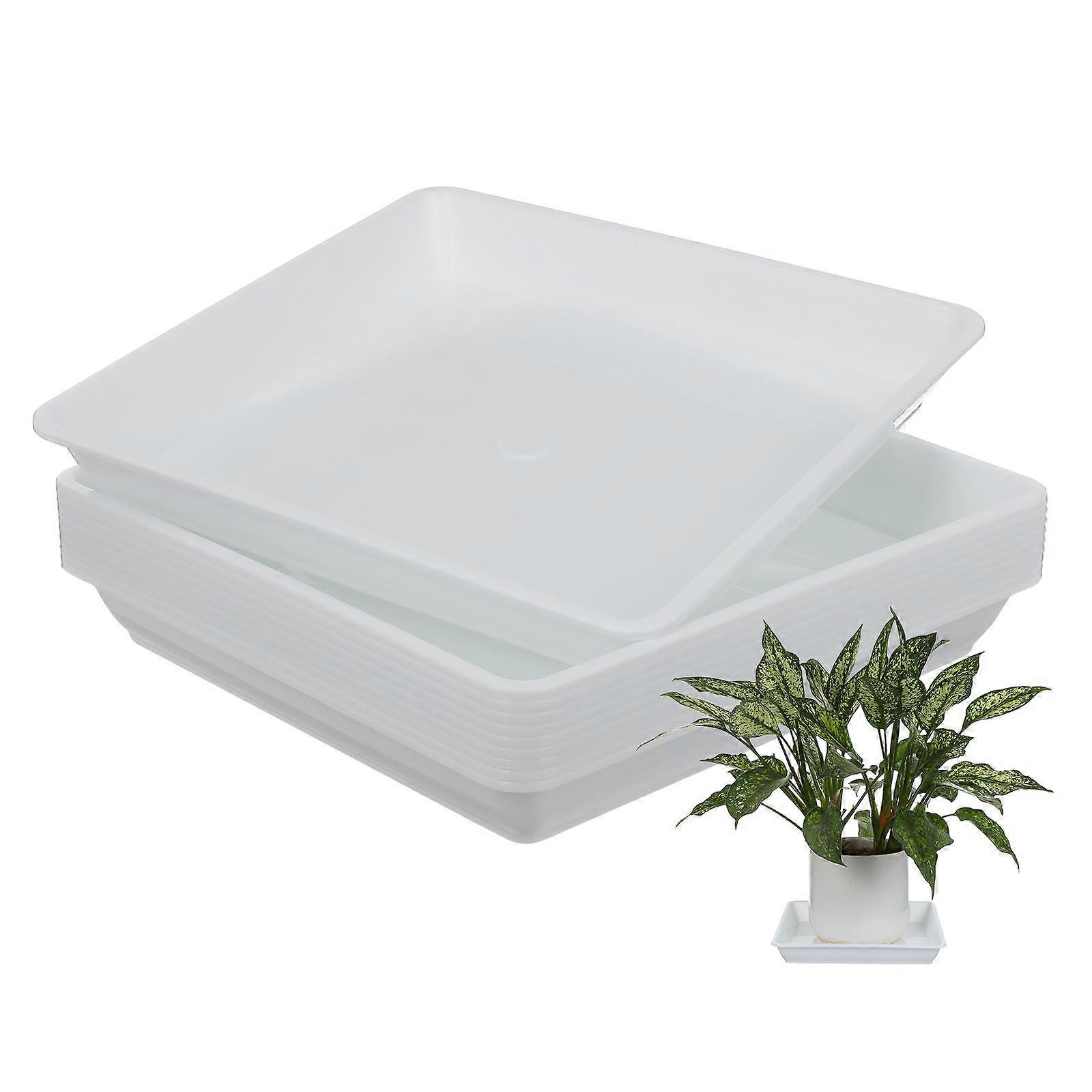 Succulent Plants Pots Saucer Square Tray for Household Use 20Pcs
