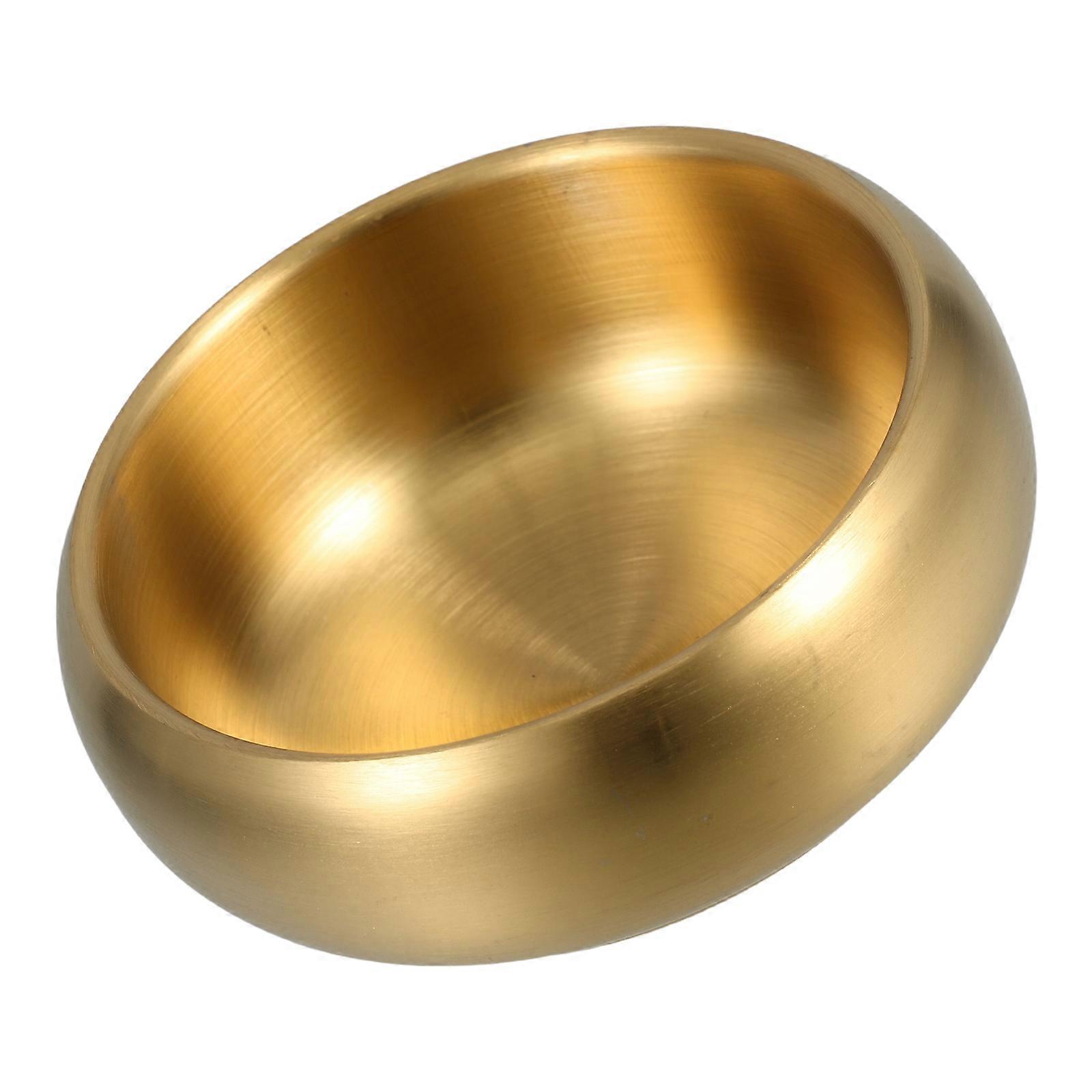 Creative Double Layer Insulated Stainless Steel Bowl 9cm Ideal For Home Use Featuring Versatile Functionality 5Pcs