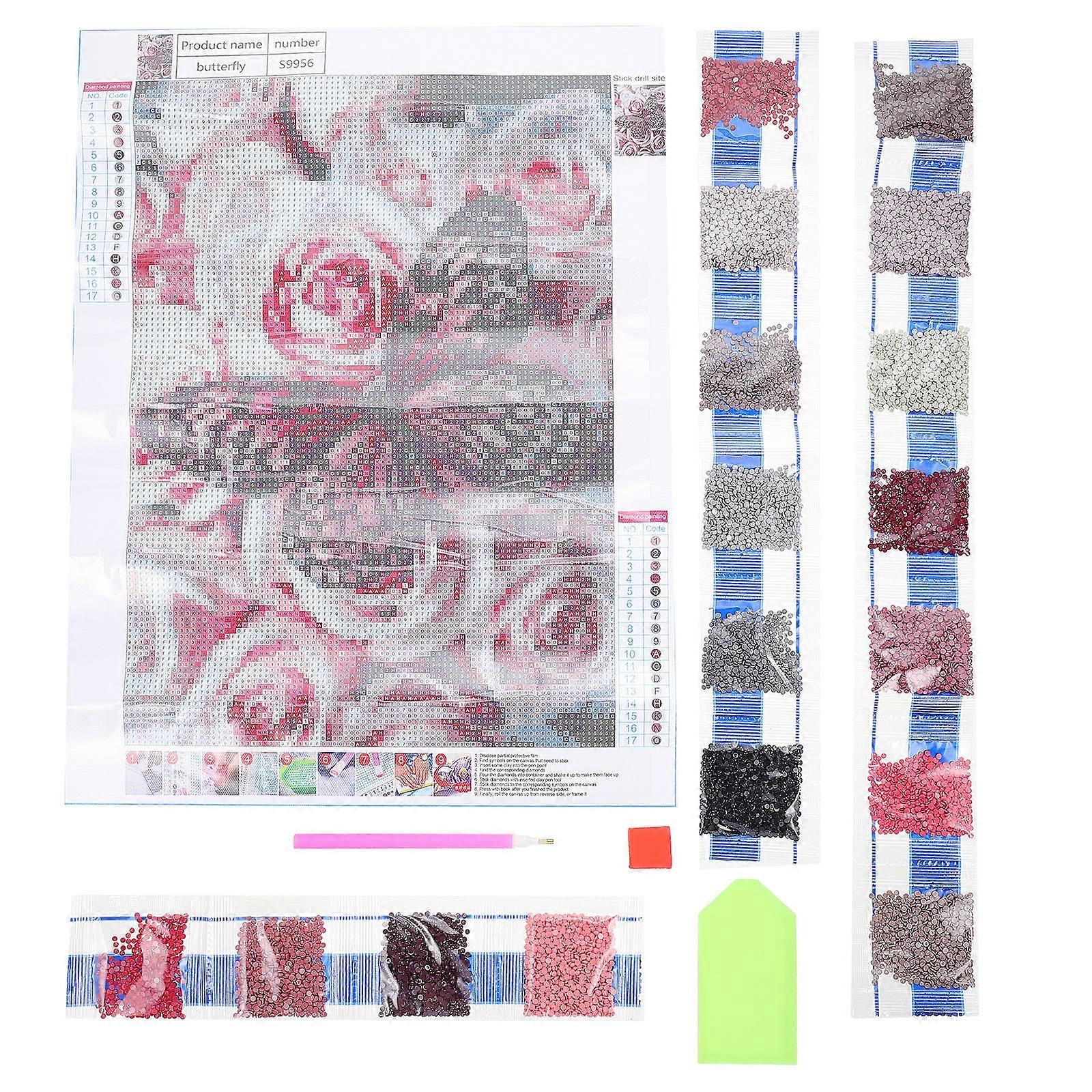 Diamond Drawing Kit Drawing for Decor DIY 2Sets Full 5d Picture