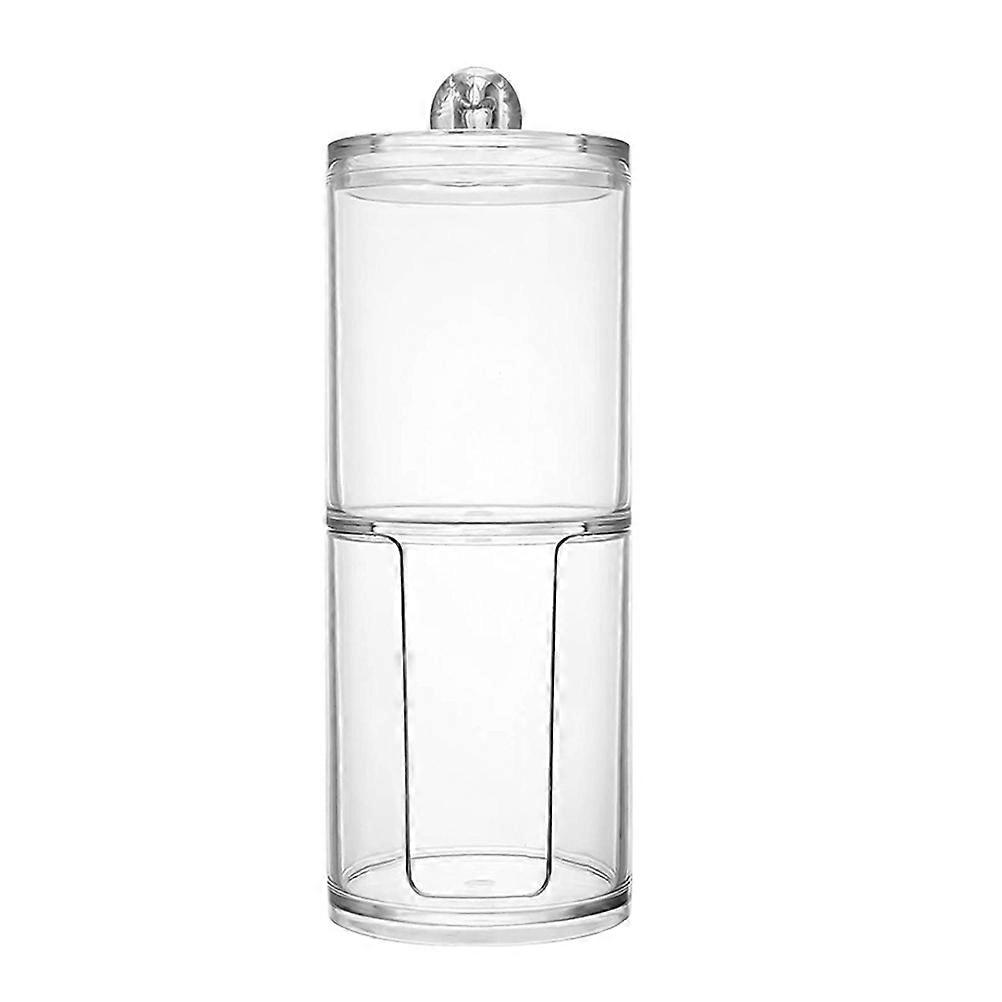 Cotton Pad Jar for Storage 4Pcs Transparent Stackable Cotton Ball Dispenser