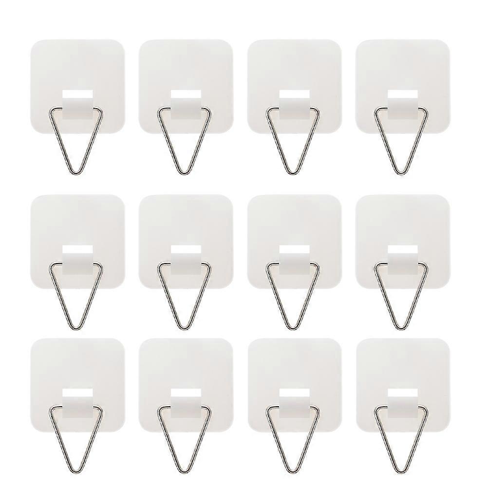 Invisible Plate Holders Adhesive Plate Hangers for Wall Display 100Pcs