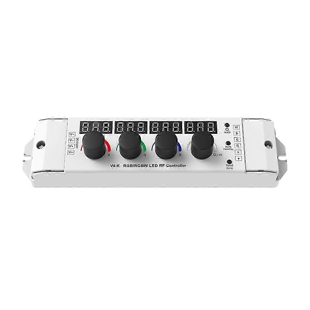 12-24VDC 4 Knob Key RGB/RGBW LED Dimmer RF Controller