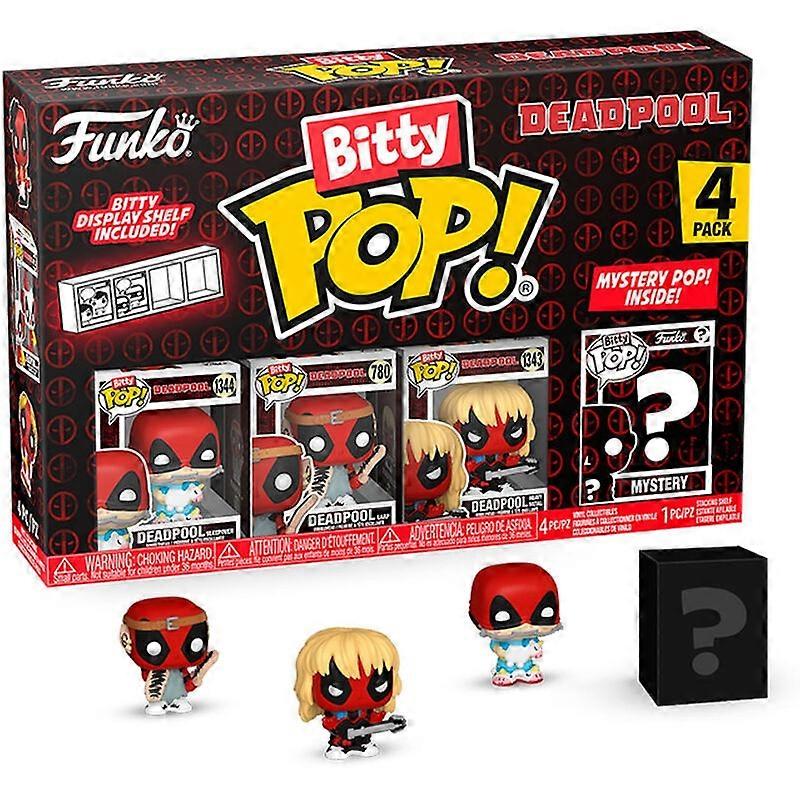 Blister 4-pack Bitty POP Marvel Deadpool figures for collectors
