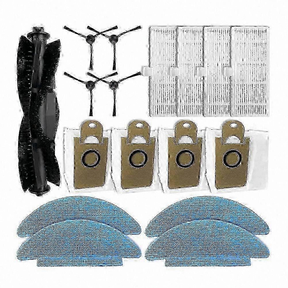 Robot Vacuum with HEPA Filter, Side Brush and Dust Bag Set for Floor Cleaning